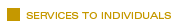 Services to Individuals